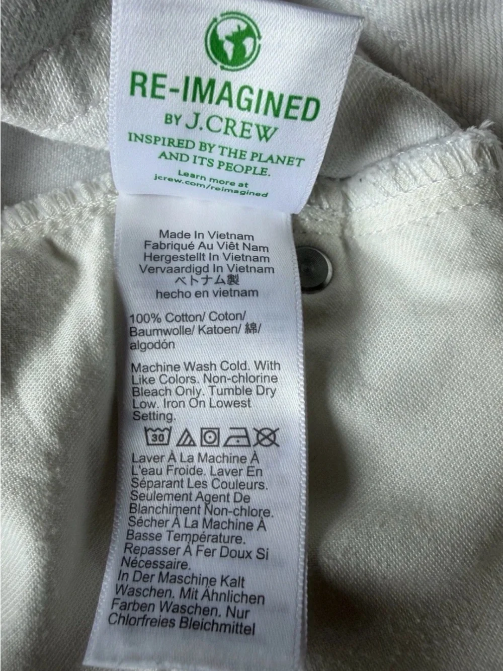 J.Crew White Denim Maxi Jean Skirt High Rise Raw Hem Front Slit BY453 Coastal 29